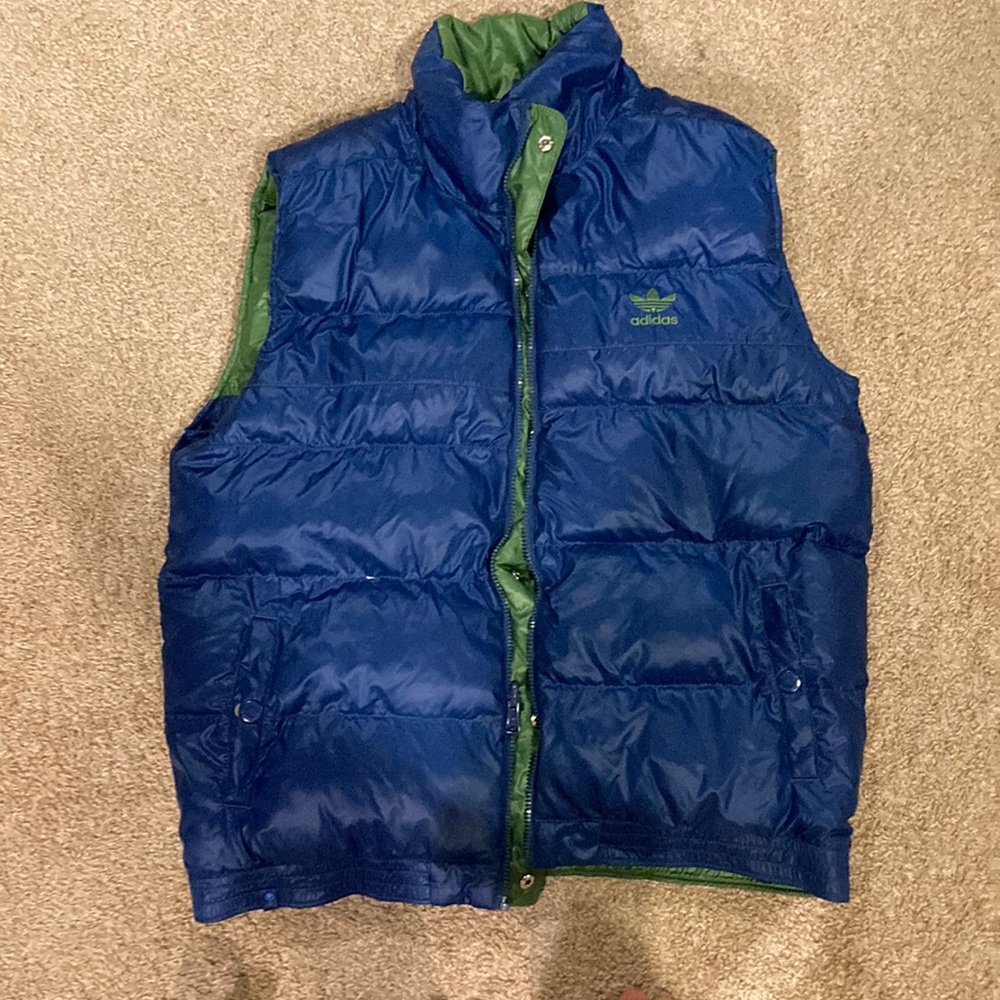 Adidas reversible puffer vest